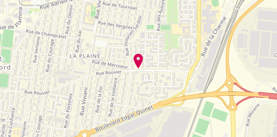 Plan de BOUILLOT Gaétan, 71 Rue Rouvier, 63100 Clermont-Ferrand