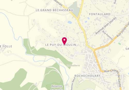 Plan de GALVAN BARCOS Adrian, 11 Faubourg du Puy du Moulin, 87600 Rochechouart