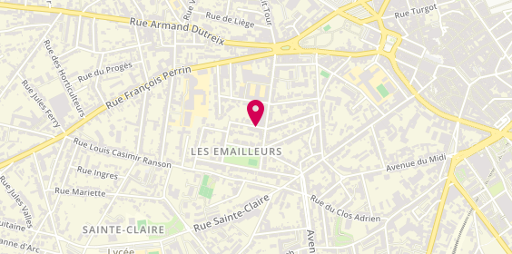 Plan de LECOMTE-CHAULET Louis, 1 Rue Jean Nouailher, 87000 Limoges