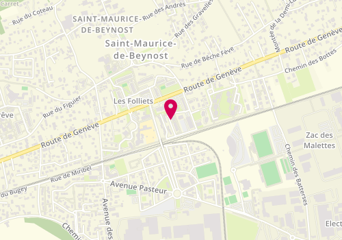 Plan de MARSOT François, 8 Rue Honore de Balzac, 01700 Saint-Maurice-de-Beynost
