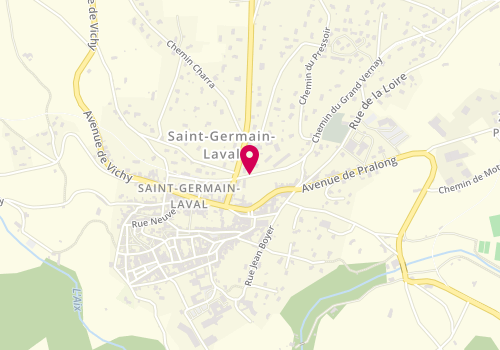 Plan de GIRAUD Bastien, 56 Chemin du Grand Vernay, 42260 Saint-Germain-Laval