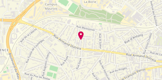 Plan de CHARPENTIER Thierry, 18 Rue Alfred Mézières, 87000 Limoges