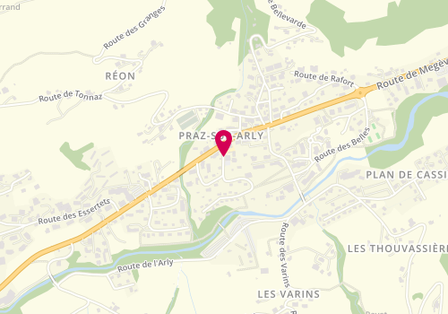 Plan de BROUAZIN Ludovic, 47 Route du Marais, 74120 Praz-sur-Arly
