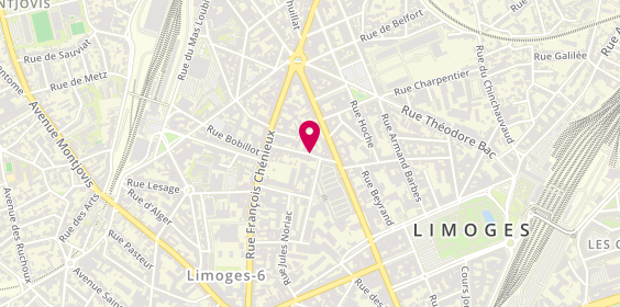 Plan de LHOMME Lionel, 18 Rue des Aigueperse, 87000 Limoges
