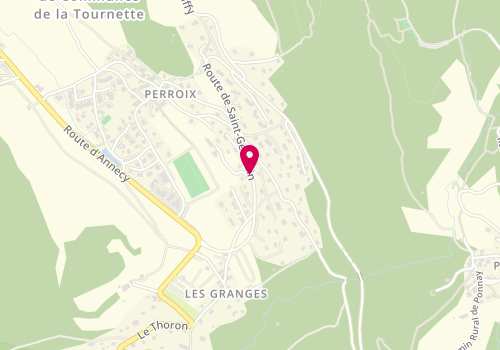 Plan de RUBIN POCHAT Stéphanie, 379 Route de Saint Germain, 74290 Talloires-Montmin