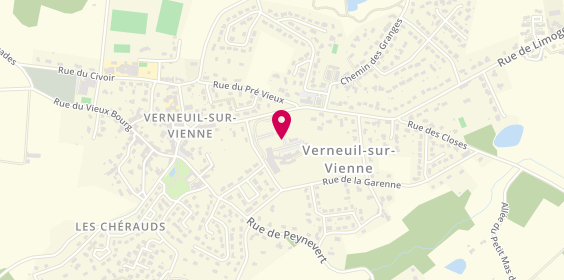 Plan de SANNA Saphia, 8 Rue de Limoges, 87430 Verneuil-sur-Vienne