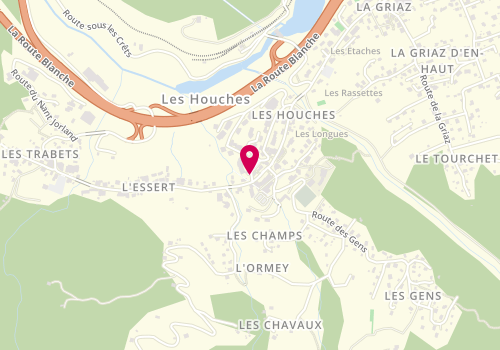 Plan de CASHMORE Déborah, 17 Rue du Mont Blanc, 74310 Les Houches
