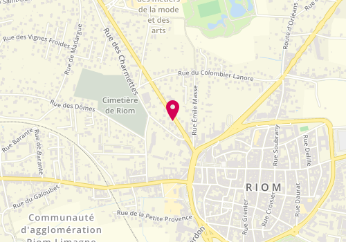 Plan de VILLAUME Pascal, 8 Avenue de Chatel Guyon, 63200 Riom