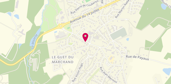 Plan de DECOUT Thibault, 1 Rue Auguste Renoir, 87570 Rilhac-Rancon