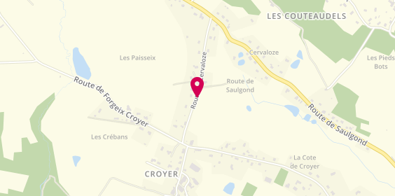 Plan de PASSERA - BRUNET Isabelle, 200 Route de Cervaloze, 87200 Saint-Junien