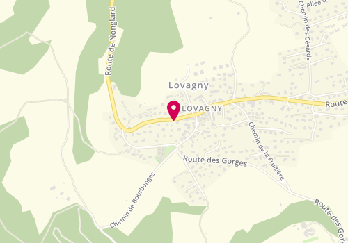 Plan de MOREL Guillaume, 101 Route de Nonglard, 74330 Lovagny