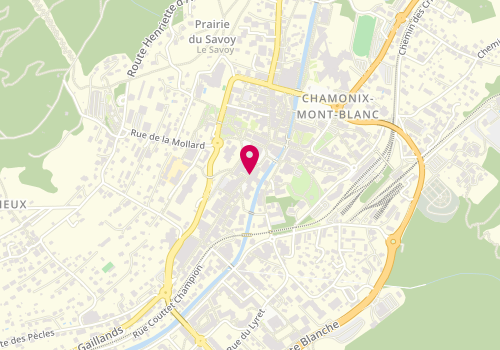 Plan de OUZIEL Jacques, 45 Rue Paccard, 74400 Chamonix-Mont-Blanc