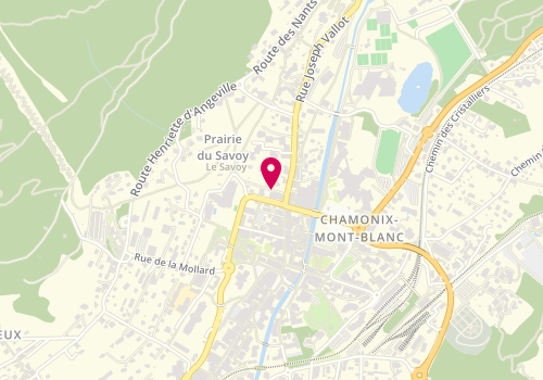 Plan de MANG Julie, 36 Avenue du Savoy, 74400 Chamonix-Mont-Blanc