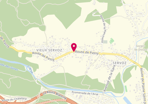 Plan de ROUSSET Gaëlle, 237 Route de Passy, 74310 Servoz