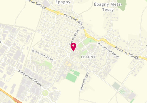 Plan de LEDOUX Perrine, 44 Allée des Artimbales, 74330 Épagny-Metz-Tessy