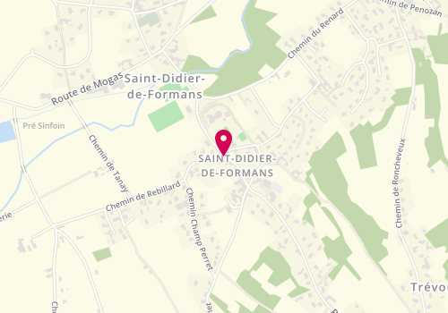Plan de MARTIN GAJAC Corinne, 103 Rue de la Mairie, 01600 Saint-Didier-de-Formans