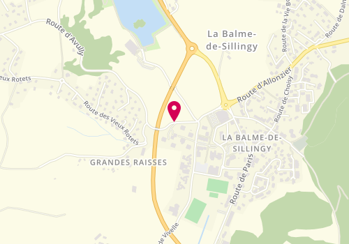 Plan de RIBES HERNANDEZ Santiago, 25 Route d'Avully, 74330 La Balme-de-Sillingy
