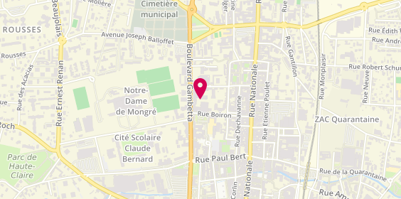 Plan de PAHAUT Isabelle, 286 Boulevard Gambetta, 69400 Villefranche-sur-Saône