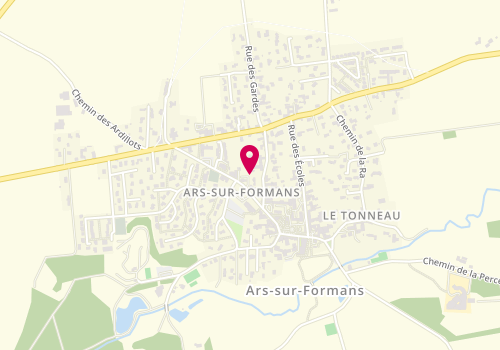 Plan de THORAL RIGAL Sandrine, 53 Allee des Alouettes, 01480 Ars-sur-Formans