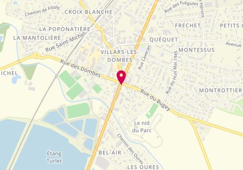 Plan de LEMAITRE Alice, 313 Avenue Charles de Gaulle, 01330 Villars-les-Dombes