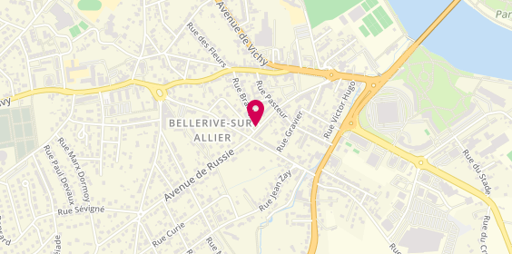 Plan de Centre Santé Rive Gauche, 19 Avenue de Russie, 03700 Bellerive-sur-Allier