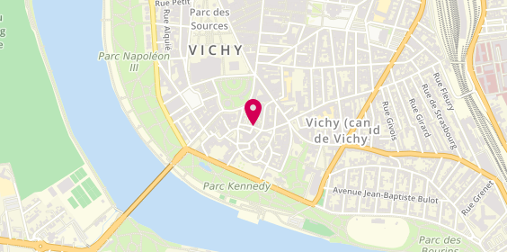 Plan de AMORY Jean Charles, 23 Rue d'Allier, 03200 Vichy