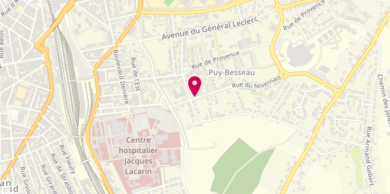 Plan de BORION Julie, 38 Rue du Nivernais, 03300 Cusset