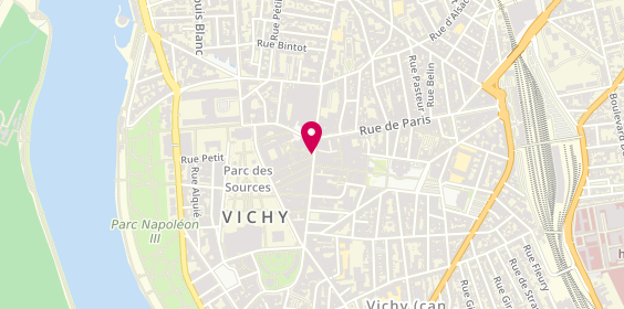 Plan de CHAVAROCHE Olivier, 31 Rue Georges Clemenceau, 03200 Vichy