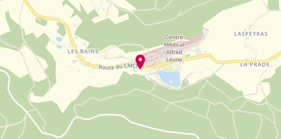 Plan de DELHOSTE Aurélie, 4 Les Bains, 23000 Sainte-Feyre