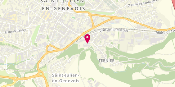 Plan de DERUY Cyrielle, 26 Bis Avenue de Ternier, 74160 Saint-Julien-en-Genevois