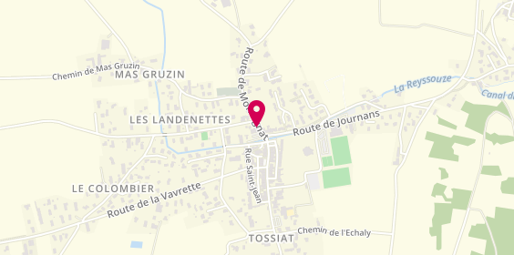 Plan de CHAMPALLE BÉATRICE Martin, 51 Route de Montagnat, 01250 Tossiat