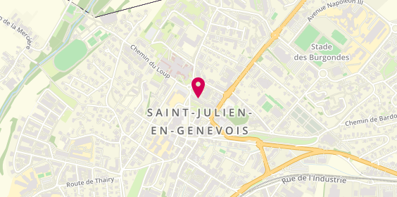 Plan de FALQUY Coralie, 1 Rue Amedee Viii de Savoie, 74164 Saint-Julien-en-Genevois