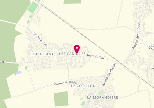 Plan de DENEUVE Stéphane, 432 Route du Saix, 01240 Certines