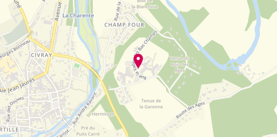 Plan de BONZON Lucie, 9 la Vallee des Bas Champs, 86400 Civray