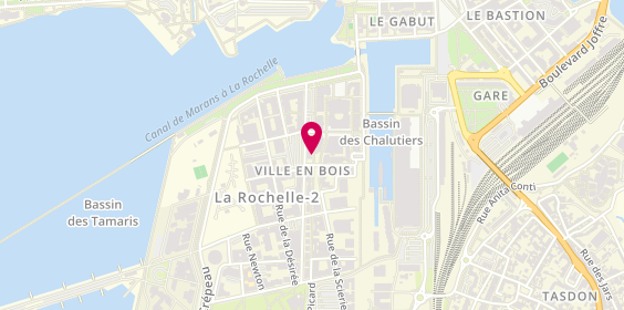 Plan de DUCOUDERT Séverine, 28 Avenue des Amériques, 17000 La Rochelle
