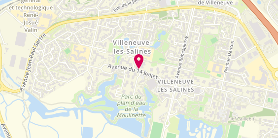 Plan de BERDAT-JURAN Soizic, 2 Avenue du 14 Juillet, 17000 La Rochelle