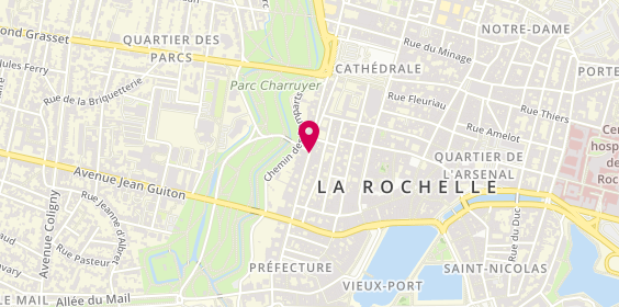 Plan de LANGEVIN Isabelle, 9 Rue Réaumur, 17000 La Rochelle
