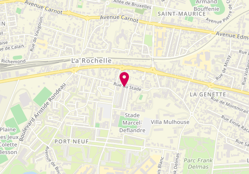Plan de TILLIER-CARVALHO Nathalie, 2 Rue Freres Lumiere, 17000 La Rochelle