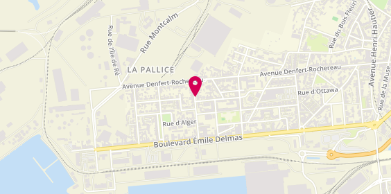 Plan de BERNARD Faustine, 32 Rue Théophile Babut, 17000 La Rochelle