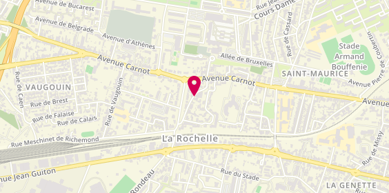 Plan de BERTAUX Laure-Hélène, 36 Rue de Quatrefages, 17000 La Rochelle