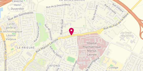 Plan de GUILLORIT Laura, 204 Rue Marius Lacroix, 17000 La Rochelle