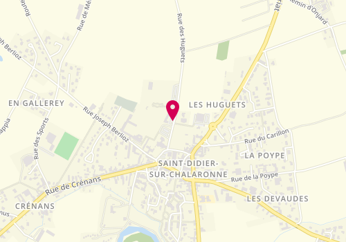 Plan de PENAUD Louise, 135 Rue des Huguets, 01140 Saint-Didier-sur-Chalaronne