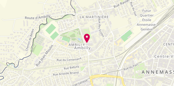 Plan de ROSAY Amélie, 35 Rue Jean Jaurès, 74100 Ambilly