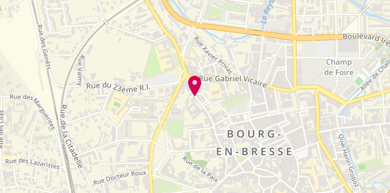 Plan de LAHLOU Zoubair, 52 Rue Bourgmayer, 01000 Bourg-en-Bresse