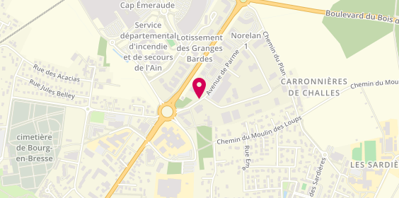 Plan de CHAUVET FOUQUEZ Maité, 131 Avenue de Parme, 01000 Bourg-en-Bresse