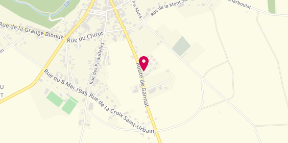 Plan de PORTEJOIE Antoine, 15 Route de Gannat, 03140 Chantelle