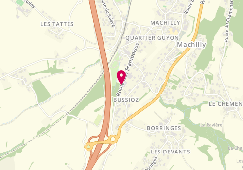 Plan de GERAUDEL Thierry, 421 Route des Framboises, 74140 Saint-Cergues