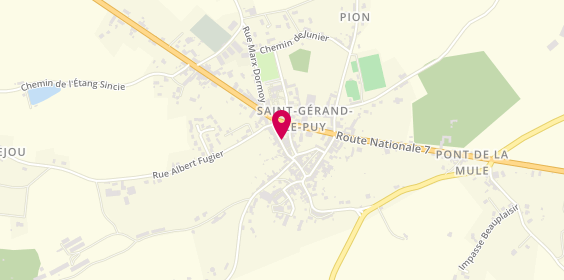 Plan de BESNARD Annelise, 3 Rue du Commerce, 03150 Saint-Gérand-le-Puy