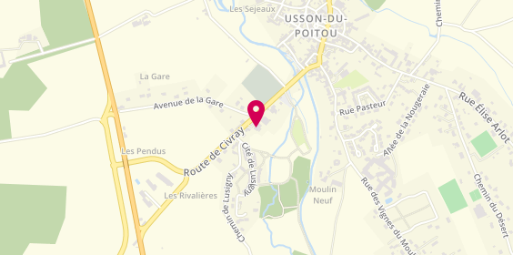 Plan de GAILDRAT Chloé, 5 Bis Route de Civray, 86350 Usson-du-Poitou