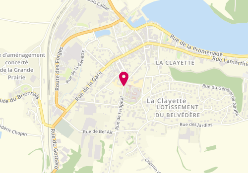 Plan de GELIN Elodie, 19 Rue de l'Hopital, 71800 La Clayette